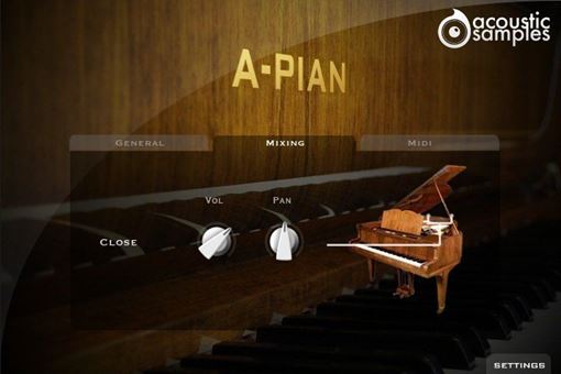 Picture of Acousticsamples A-Pian Gran Piano Instrument  Download