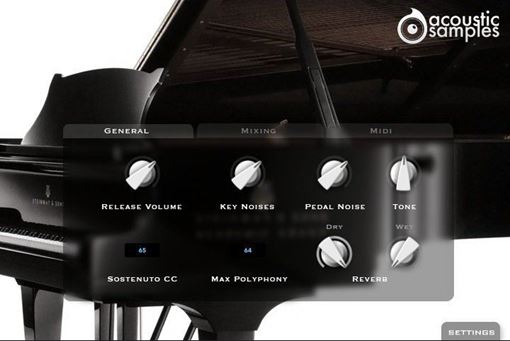 Picture of Acousticsamples AcademicGrand Piano Instrument  Download