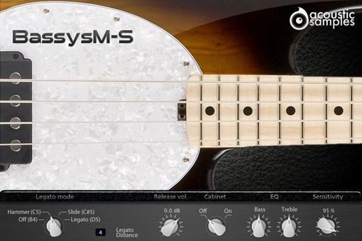 Picture of Acousticsamples Bassysm-S Slapped Musicman Stingray bass Instrument  Download