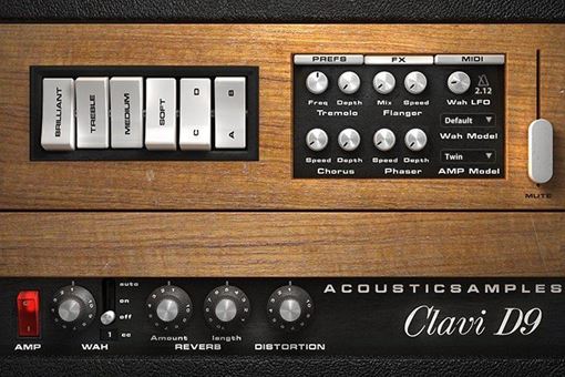 Picture of Acousticsamples Clavi D9 Virtual Clavinet Instrument  Download