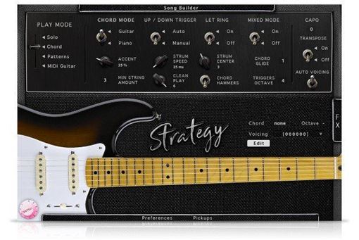 Picture of Acousticsamples Strategy Fender© Stratocaster© electric guitar Instrument  Download