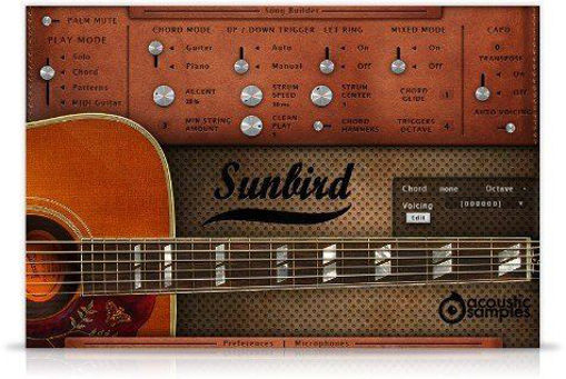 Picture of Acousticsamples Sunbird 1962 Gibson Hummingbird acoustic guitar Instrument  Download