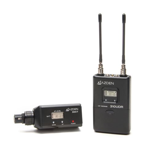 Picture of Azden UHF Wireless Mic System with XLR Plug-in Transmitter