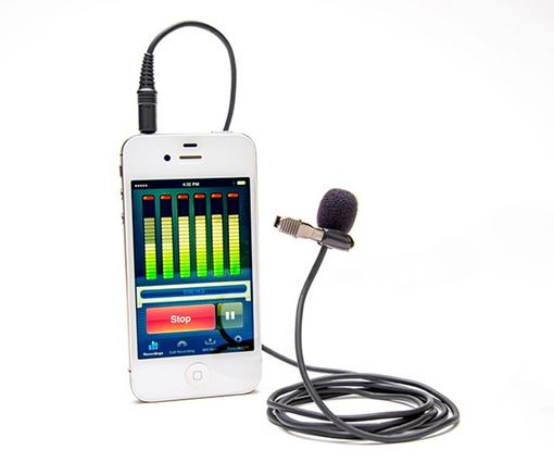 Picture of Azden Pro Studio Lapel Mic with TRRS Plug for iOS & Android