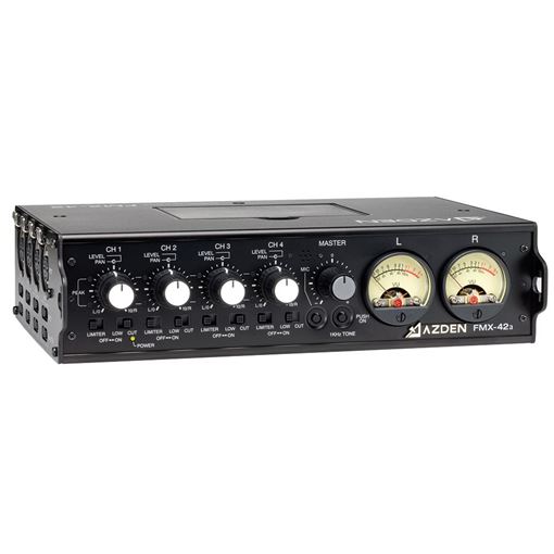 Picture of Azden 4-Channel Portable Mixer with 10-Pin Output