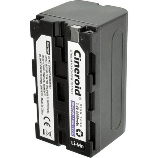 Picture of Cineroid NP-F750 type Li-Mn Battery (4400mA)