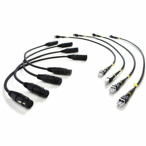 Picture of FieldCast Patch Cable Set 8 for FC Power Panel One (4 XLR + 4 LC)