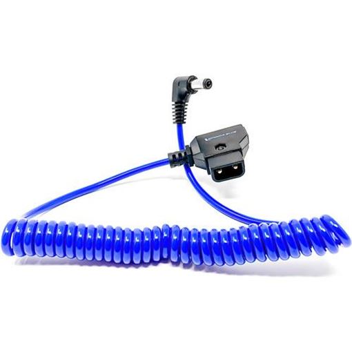 Picture of Kondor Blue D-Tap to DC Right Angle Coiled Cable (5.5 x 2.5mm)