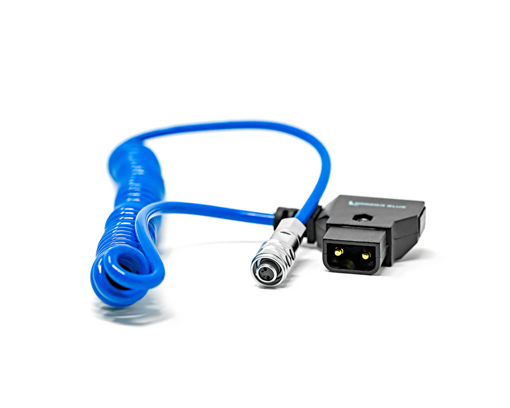 Picture of Kondor Blue Coiled D-Tap to BMPCC 6K/4K Power Cable (Blue)