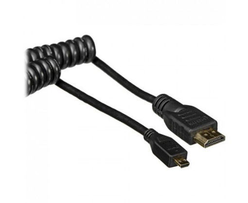 Picture of Atomos Micro HDMI 30cm Coiled -Micro to Full HDMI 30cm