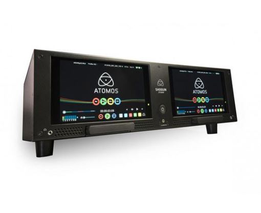 Picture of ATOMOS SHOGUN STUDIO ALL IN ONE 4K DUAL 7" RACK RECORDER, MONITOR AND PLAYBACK DECK