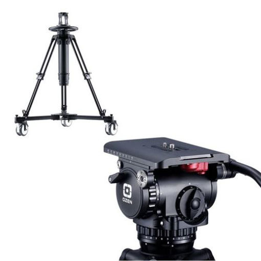 Picture of OZEN 20PED40 100mm AGILE 20 E-Z LOAD Tripod System with PED50 Pedestal