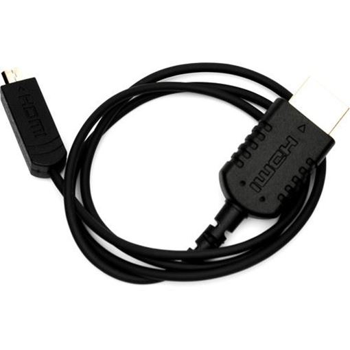 Picture of SmallHD Thin Micro-HDMI Type D to Full-HDMI Type D Cable for FOCUS On-Camera Monitor (24'')