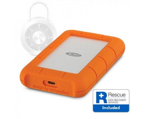 Picture of LACIE RUGGED 2TBSECURE USB 3.1 Gen 1 Type-C