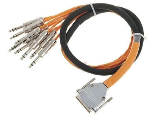 Picture of Avid DB25-TRS DigiSnake DB25 to 8 x 1/4" TRS Snake Cable (4')