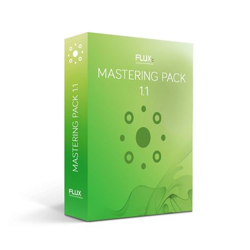 Picture of Flux Mastering Pack Mastering Pack contains four high-end dynamics processors: Solera, Epure, Elixir, Pure Limiter plugin Download