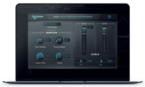 Picture of Antares Duo Vocal Modeling Auto-Doubling Plugin Download