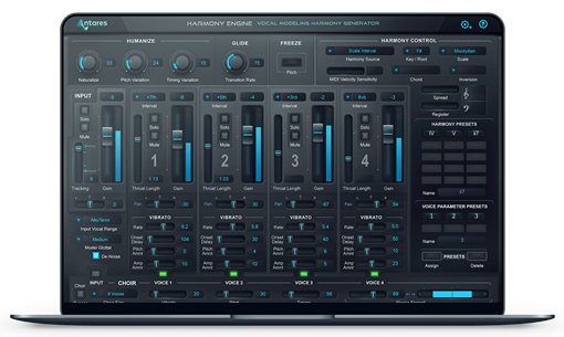 Picture of Antares Harmony Engine Evo Vocal Modeling Harmony Generator Plugin Download