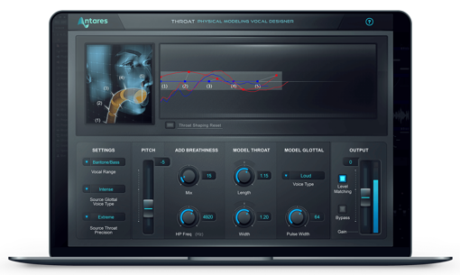 Picture of Antares Throat Physical Modeling Vocal Designer Plugin Download