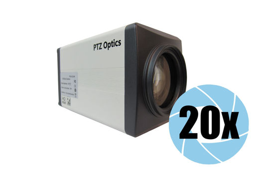 Picture of PTZOPTICS NDI ZCAM 20X BOX CAMERA WITH 20X OPTICAL ZOOM