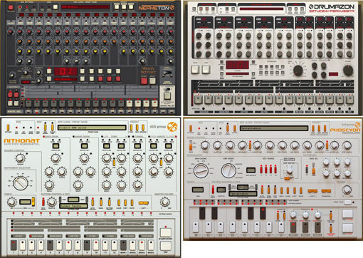 Picture of D16 Classic Boxes Bundle Roland TB-303 TR-606 TR-808 TR-909 Virtual Instrument Download