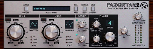 Picture of D16 Fazortan 2 True emulation of analog phase shifter Audio Plugin Download