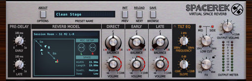 Picture of D16 Spacerek Reverb from real-world spaces Audio Plugin Download