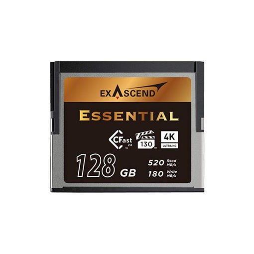 Picture of Exascend  128GB Essential Cfast 2.0 Memory Card