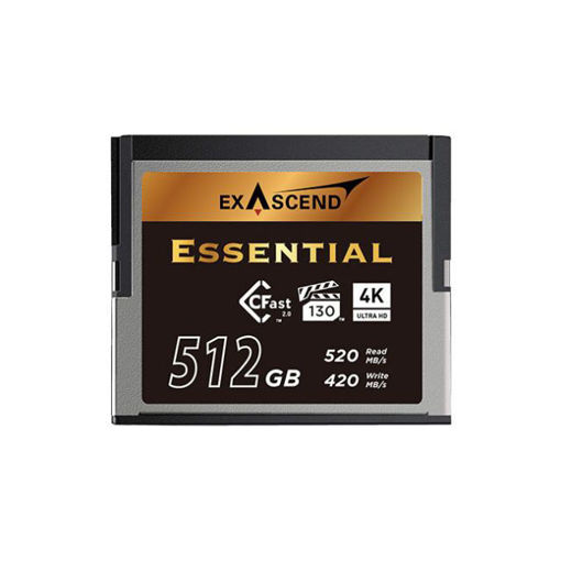 Picture of Exascend  512GB Essential Cfast 2.0 Memory Card