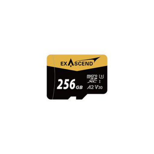 Picture of Exascend UHS-I microSD card, V30 256GB