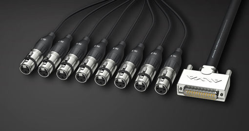 Picture of Alva Analog Multi-core cable, D-sub25 <> XLR3, female, 3m