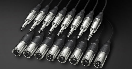 Picture of Alva Analog Multi-core cable, 8x TRS <> 8x XLR male 5m