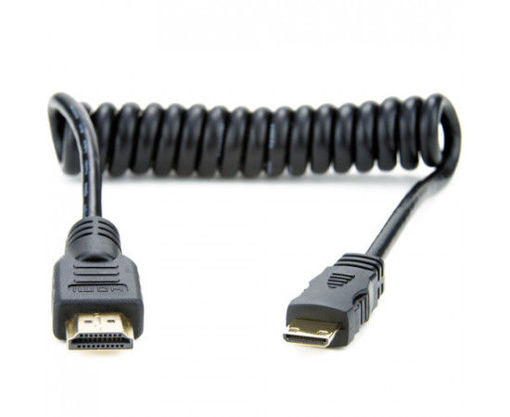 Picture of Atomos Mini HDMI 30cm Coiled -Mini to Full HDMI 30cm